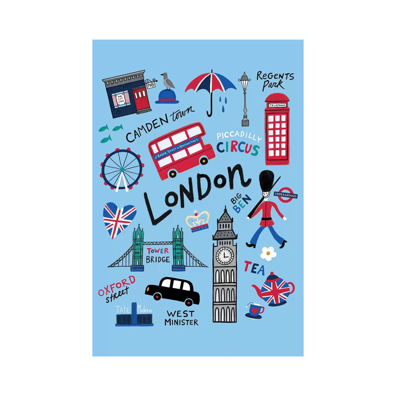 City Love III by Nina Seven - Wrapped Canvas Print, 20.32 cm H x 30.48 cm W