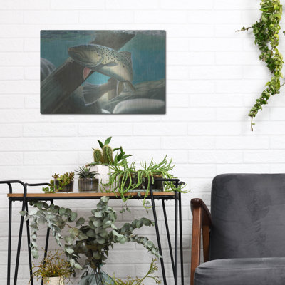 Highland Dunes 'Fresh Catch 1' by James Wiens Metal Wall Art