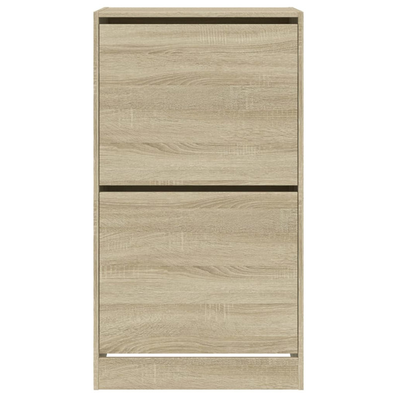 12 Pair Shoe Storage Cabinet, Sonoma Oak