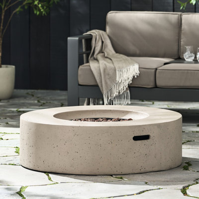 Foyer brûleur 50 000 en béton gris - poêle à combustion efficace, garantie de chaleur