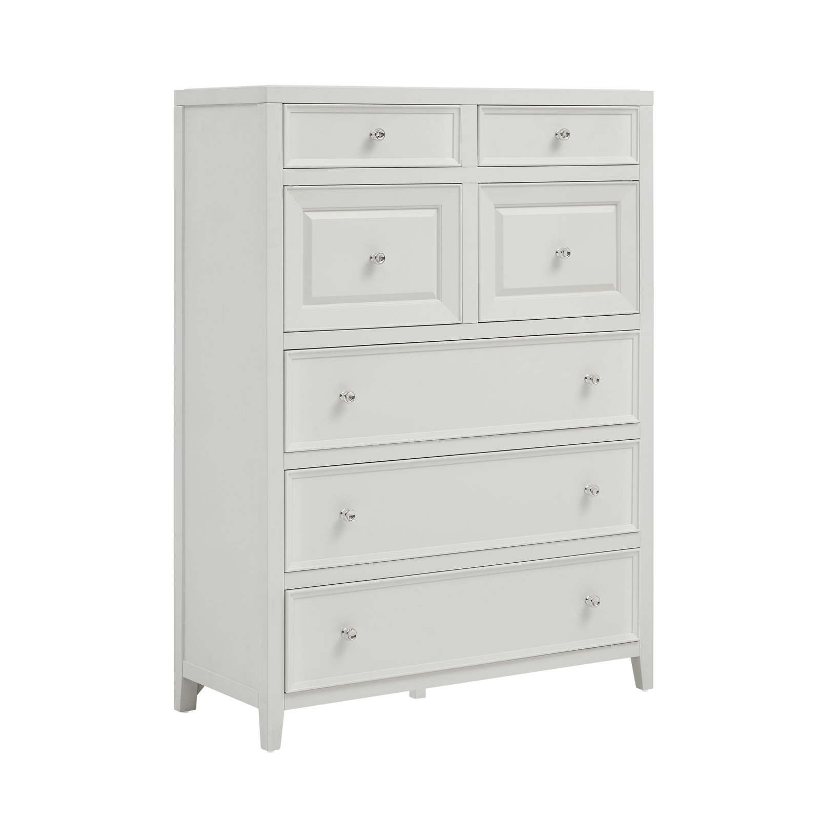 Rosalie 7 Drawer 44" W Chest, White