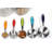 MEASURING CUPS - COLOR HANDLE SET OF 5