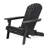 Chair In Dark Grey Wood, Folding With Cup Holders, 33.39 In. Height, 35.6 Width, 29.58 Depth, 22.26 Lb, For Patio Deck Pool Area Rustic Wood Holders & Characteristic, D, W, H, Backyard-694860021