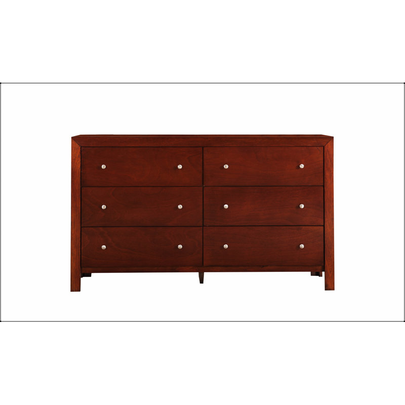 La commode en bois Burlington G2400-D avec une fabrication durable et des tiroirs à glissement en douceur, parfaite pour toute chambre à coucher
