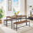 Adaliah 6 - Person Four Leg Base Dining Set