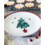 Assorted Holiday Plates - Tree, Car, Candy Cane, Presents (Set of 4)