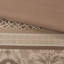 7 Piece Jacquard Comforter Set Brown/Gold-122118679-122118680
