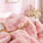 Fluffy Comforter Set 3 Pieces- Ultra Soft & Warm Faux Fur Comforter With Two Pillowcases For Winter-117192112-117192108