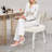 Elegant Butterfly Makeup Vanity Stool With Backrest