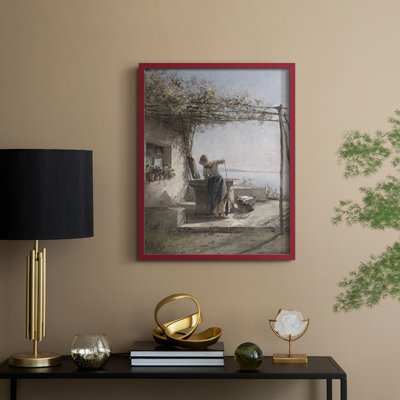 Vintage Landscape CXXII Framed Print - Solid Wood
