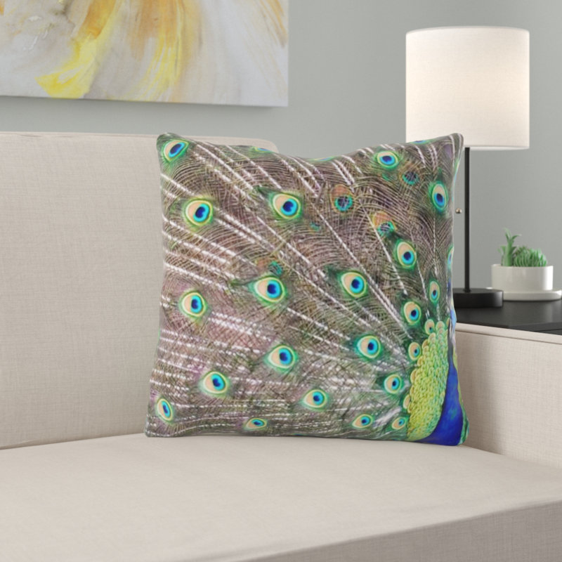 Coussin peacock