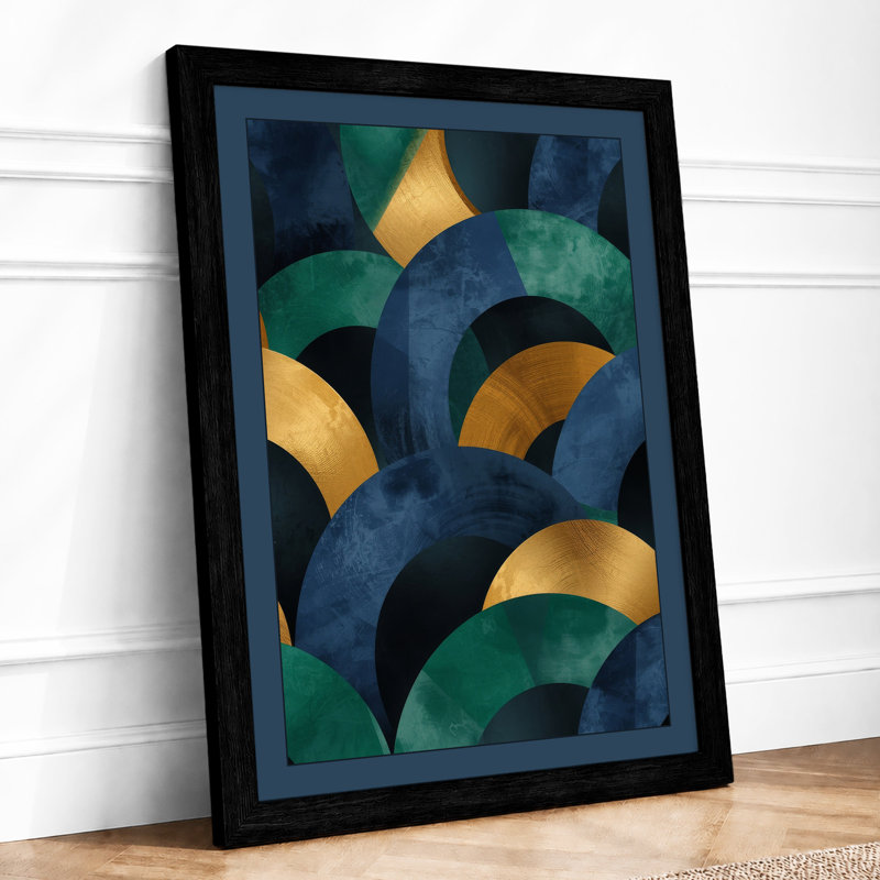 Interlocking Rhythms Modern - Print, Black, A4 - 29.7 x 21.0 cm