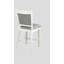 Mobilier en bois de style campagne avec tabouret de bar 2 pièces blanc et gris-2002064156