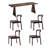 A rectangular dining table made of ash wood-110907398