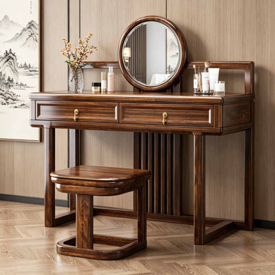 Chinese style minimalist dressing table