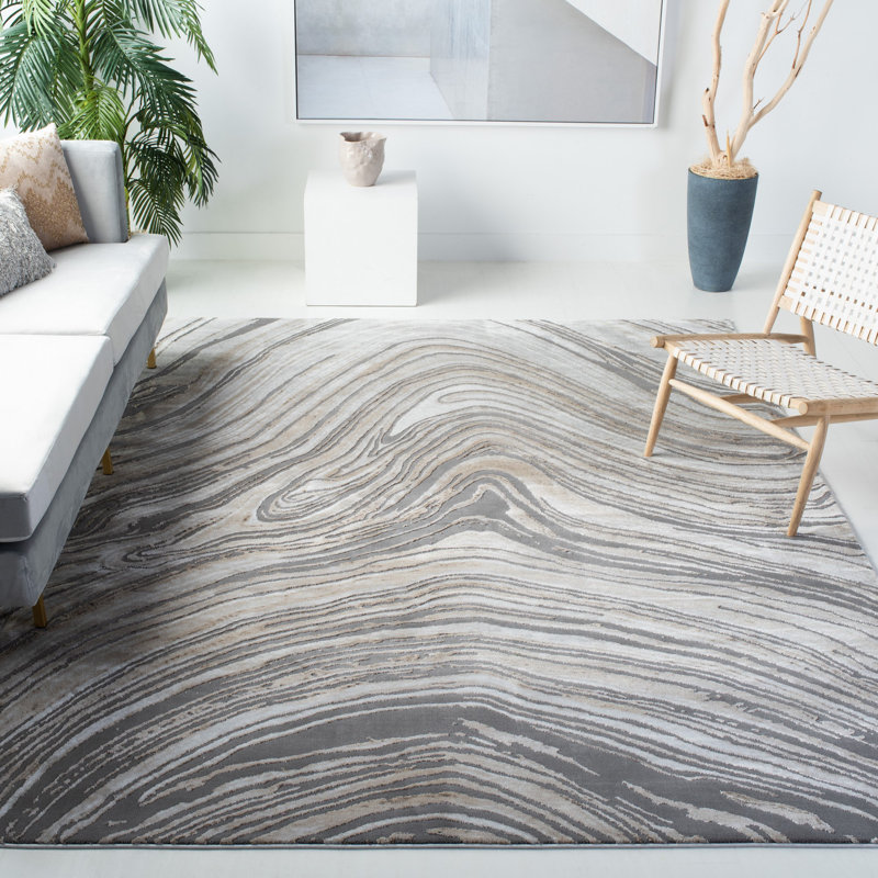 Aneas Performance Abstract Rug, Rectangle 9' x 12'