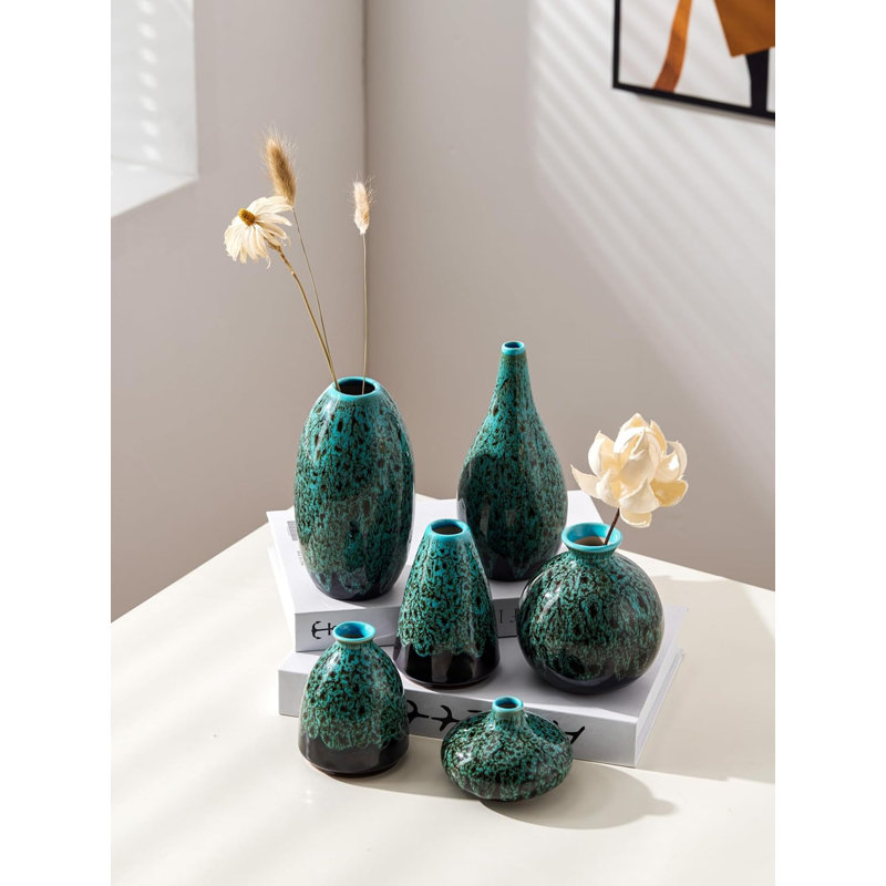Ceramic Flower Bud Vase Set