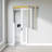 Glass Frosted Pocket Door with Hardware Kit and Door Frame-93177952