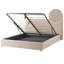 Ottoman Bed Boucle LAVAUR Taupe-759653161