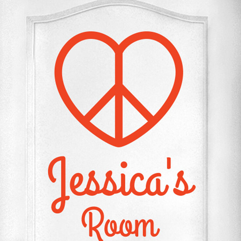 Wall Decal, Orange