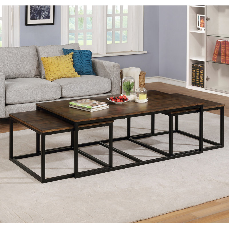 Ensemble de tables basses gigognes Kersh Arcadia