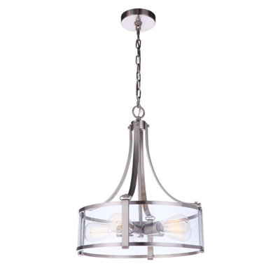 Luminaire suspendu tambour 5 lumières Antonine