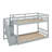 Twin Over Twin Floor Bunk Bed-1709408811