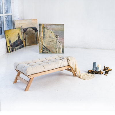 Donner Polyester Upholstered Bench
