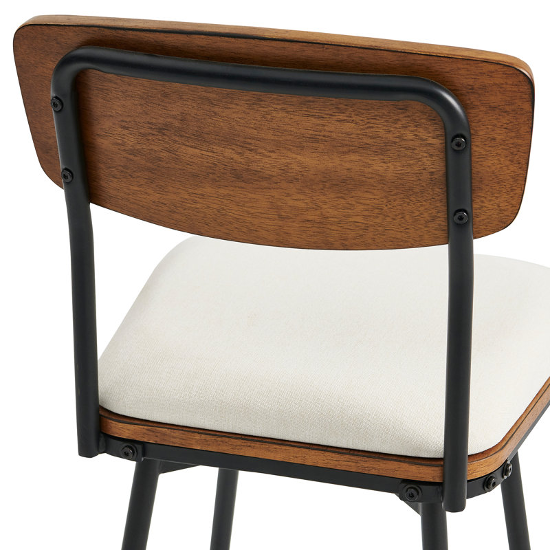 Tabouret de comptoir pivotant 27 po Avriel, Blanc, Tabouret de comptoir (hauteur de siège de 27 po), 2