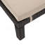 Chaise longue avec coussin moelleux et dossier réglable