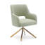 Fauteuil pivotant rembourré Breann-93705358