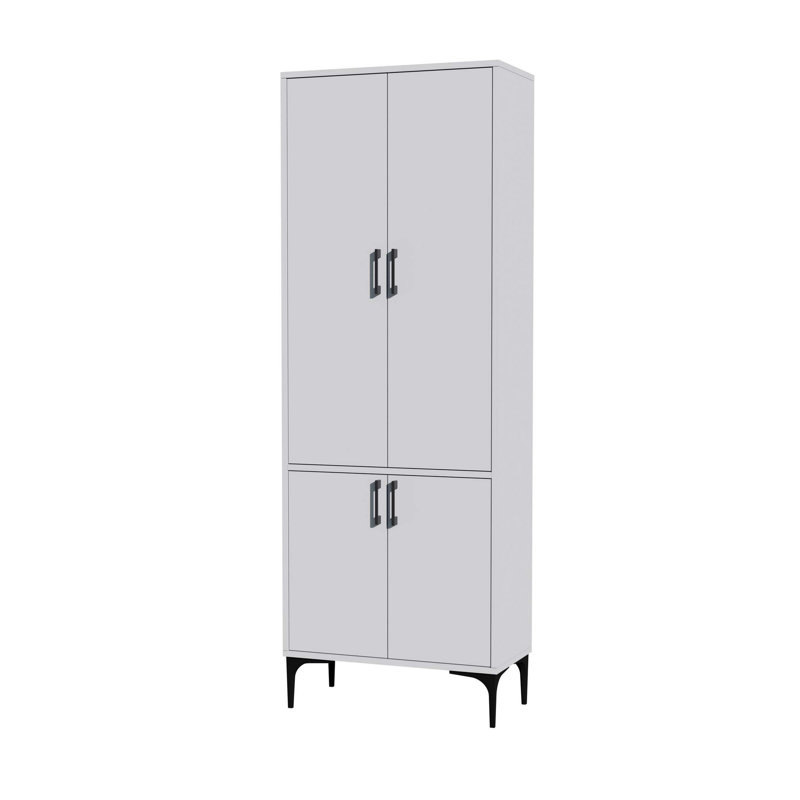 Kaleva Manufactured Wood Wardrobe, White