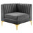 Triumph 4-pc. Channel-tufted Velvet Sectional Sofa Set-233734112