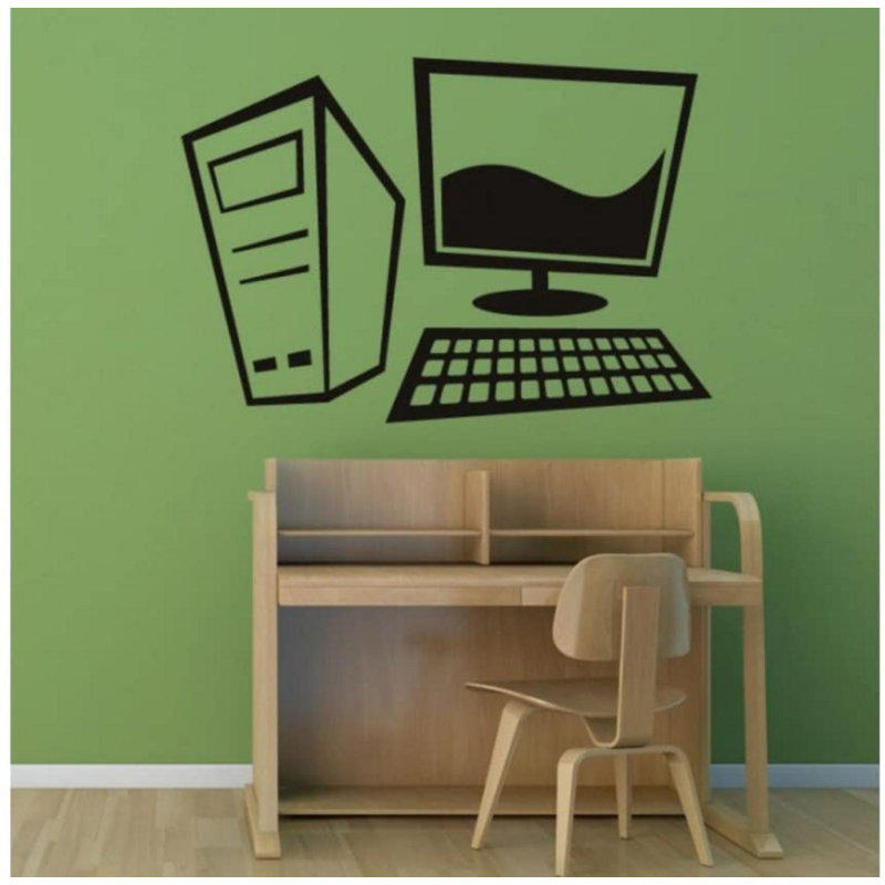 Abstract Non-Wall Damaging Wall Decal