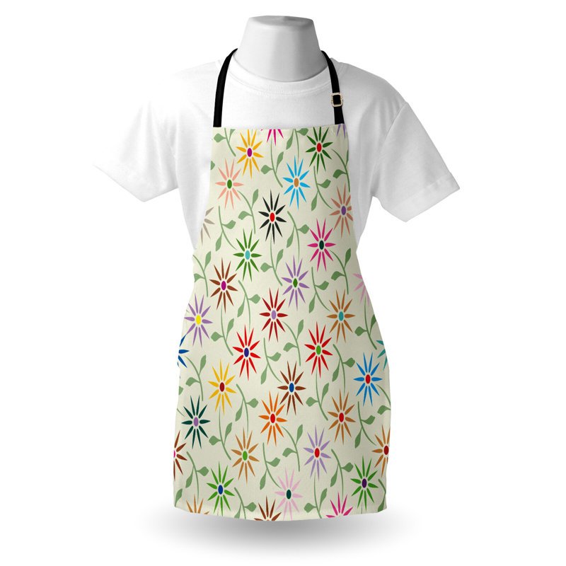 Multicolore, tablier floral East Urban Home