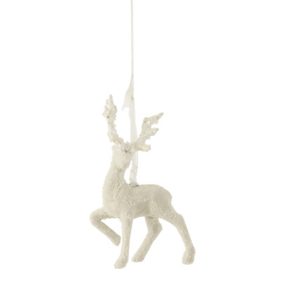 Piper Reindeer Glitter Hanging Figurine Ornament