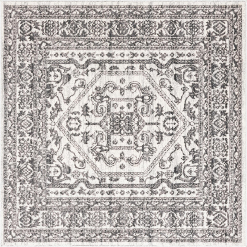 Oriental Indoor Rug, Square 5'3"