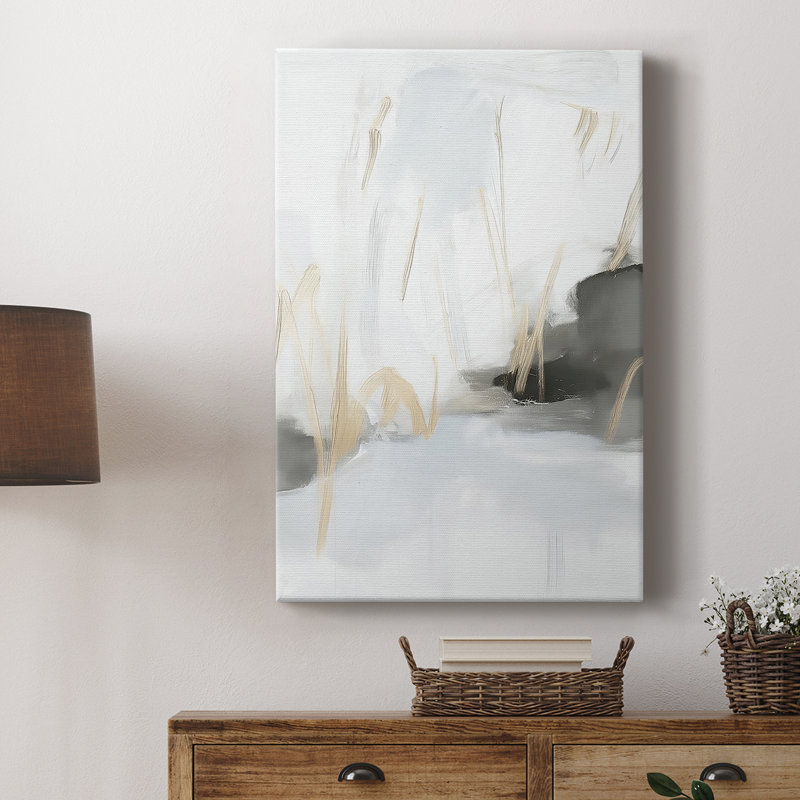 Série ABSTRACT DCCCLxxi - Toile tendue avec châssis de qualité supérieure - Prêt à être accroché, H 60 po x l 40 po