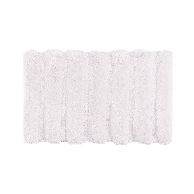 Tapis de salle de bain antidérapant, L 21 po x L 34 po, Rosé