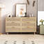 Armoire de rangement en rotin à 51 tiroirs 51,18 po