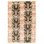 Tapis noir en laine noué à la main de conception unique 4 pi 2 po x 6 pi 3 po New Age Mogul Raadhiya