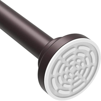 Tringle à rideau de douche droite réglable antirouille de 43 à 72 po Maxda Premium - sans perceuse