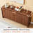 63'' Sideboard Buffet Cabinet With Rounded Edges
