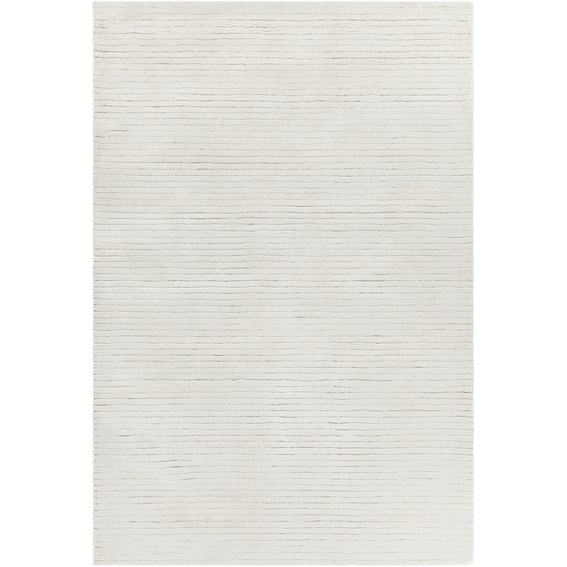 Tapis blanc touffeté à la main Angelo, Rectangle 3 pi 6 po x 5 pi 6 po