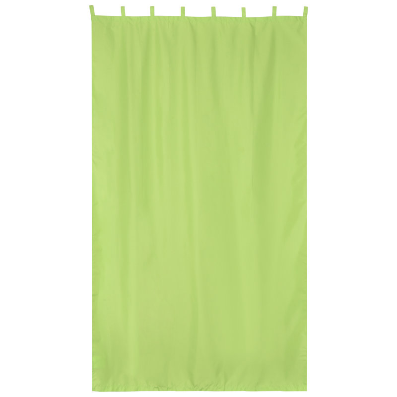 Lesperance Blackout Curtain Single Panel, Green, 54" W x 108" L