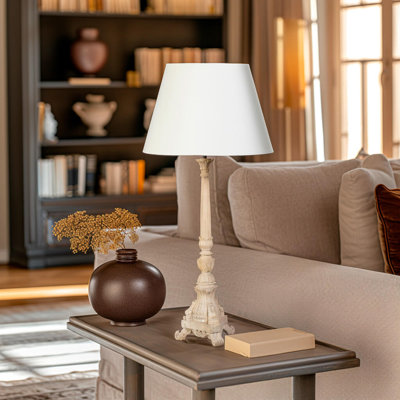 Artisans Solid Wood Table Lamp