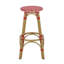 Ensemble de 2 tabourets d'extérieur résistants aux intempéries Daveontae avec design élégant pour la détente