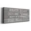 «Beach Rules» sur toile-1406399564