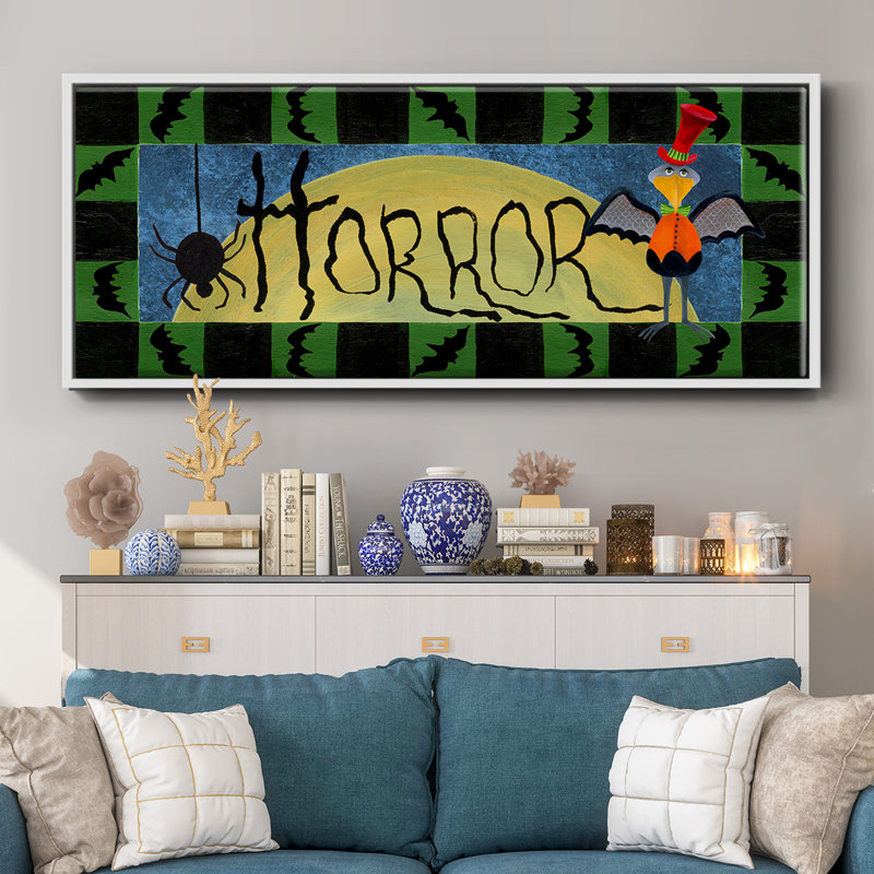 «Halloween Trick or Traiterers Collection D», toile encadrée, H 20 po x l 50 po