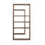 Waylon Solid Wood Geometric Bookcase